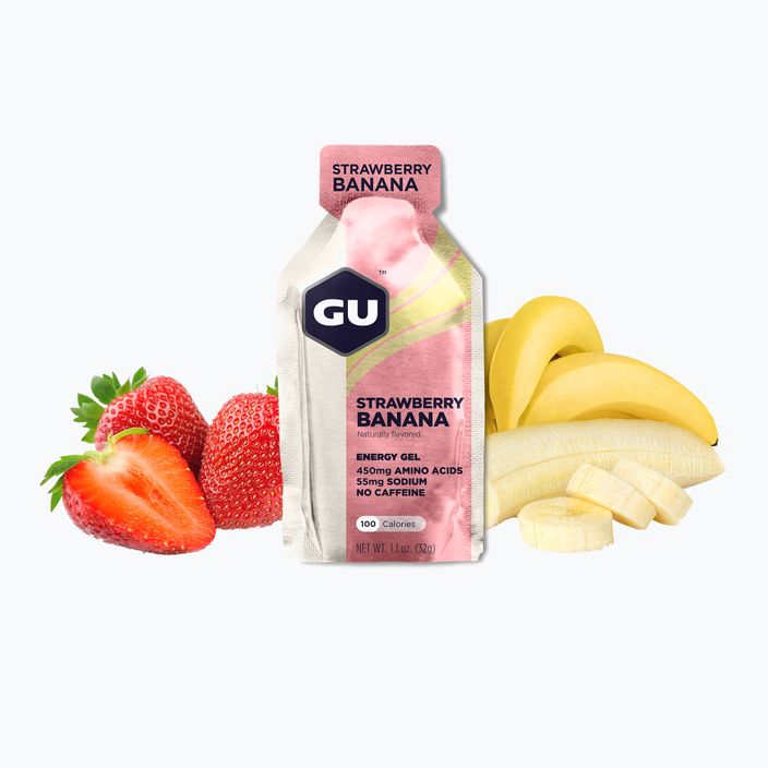 GU Energy Gel 32 g strawberry/banana 2