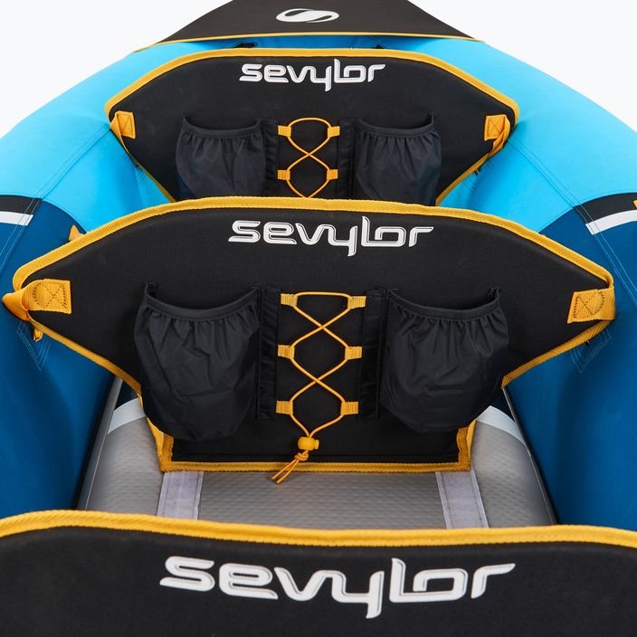 Sevylor Montreal blue/black 3-person inflatable kayak 3