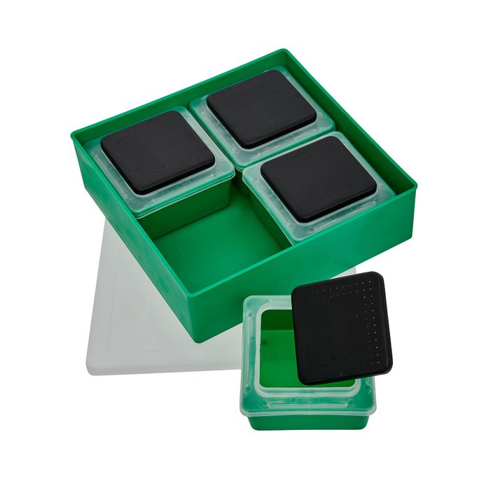 Sensas Competition 5in1 Square green lure boxes 36381 2