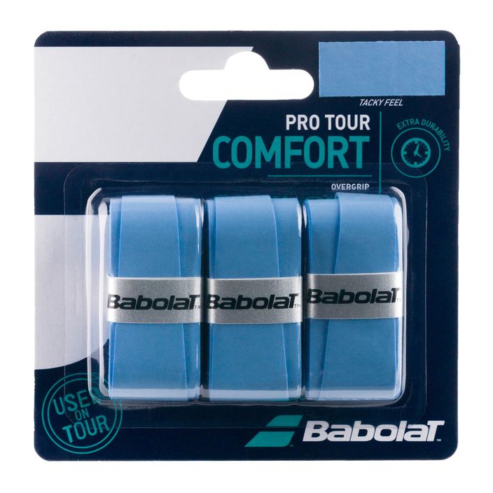 BabolatPro Tour tennis racket wraps 3 pcs blue 653037 2