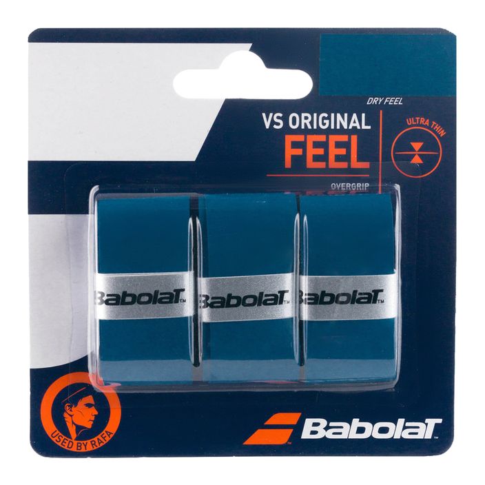 Babolat VS Original tennis racket wraps 3 pcs blue 653040 2