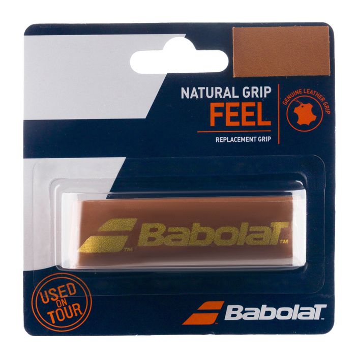 Babolat Natural Grip tennis racket wrap brown 670063 2