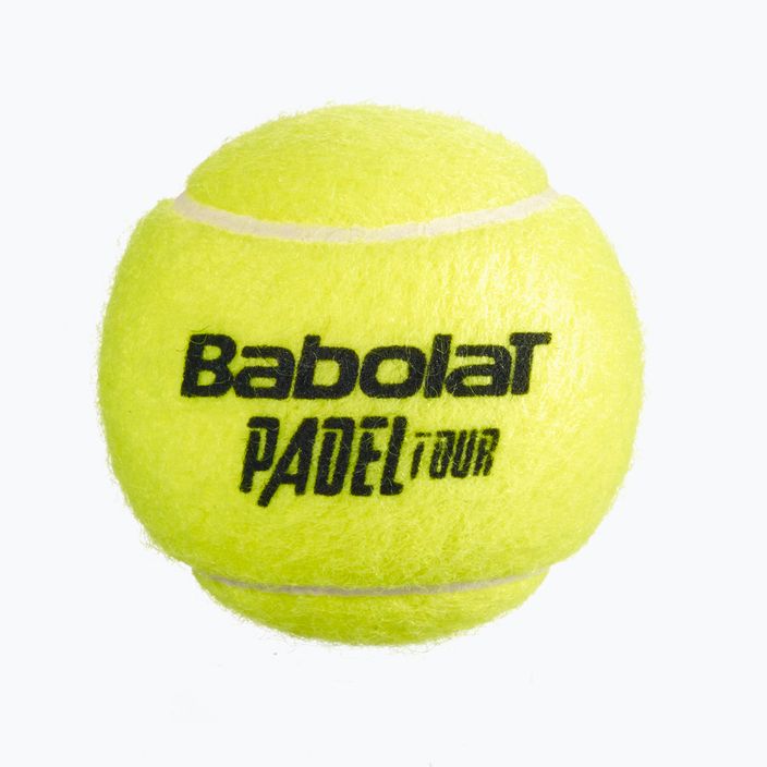 Babolat Padel Tour padel balls 3 pcs yellow 149791 2