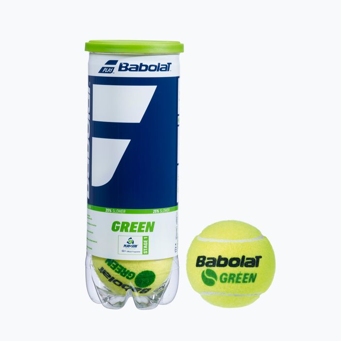 Babolat Green tennis balls 3 pcs yellow 501066