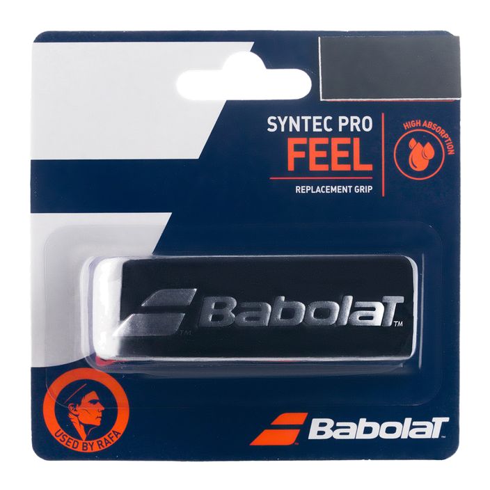 Babolat Syntec Pro tennis racket wrap black/silver 670051 2