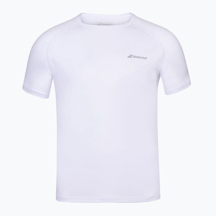 Babolat men's tennis shirt Play Crew Neck white 3MP1011