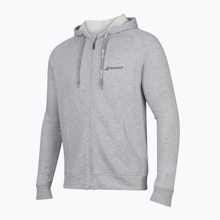 Men's Babolat Exercise Hooded Tennis Sweatshirt Grey 4MP1121 3