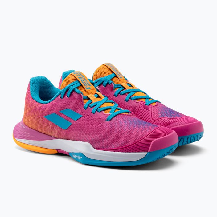 Babolat Jet Mach 3 AC children's tennis shoes pink 33S21648 5