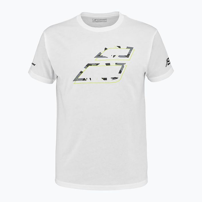 Babolat men's tennis shirt Aero Cotton white 4US23441Y