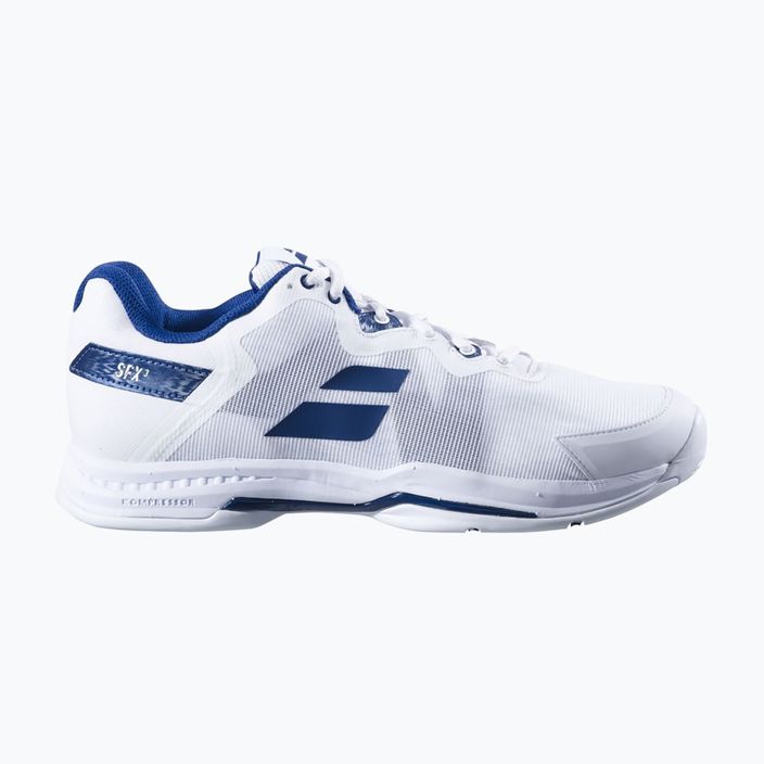 Babolat men's tennis shoes SFX3 All Court white/navy 12