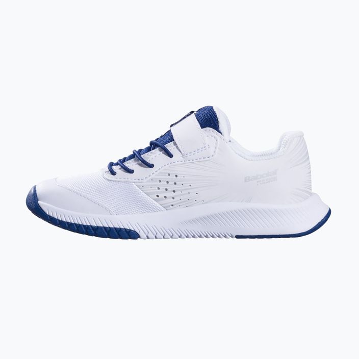 Babolat Pulsion All Court Kid tennis shoes white/estate blue 13