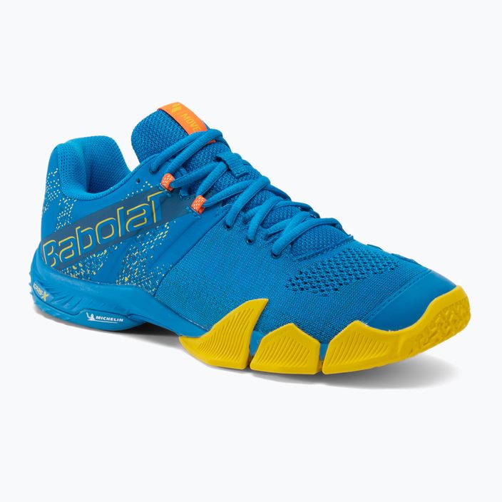Babolat Movea men's paddle shoes french blue/vibrant yellow