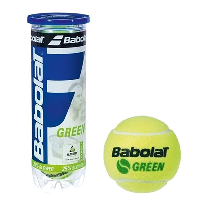 Babolat Green tennis balls 3 pcs. green 2