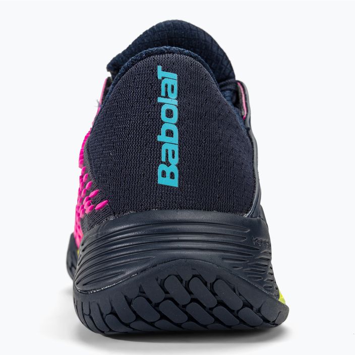 Babolat Propulse Fury 3 All Court men's tennis shoes dark blue/pink aero 6