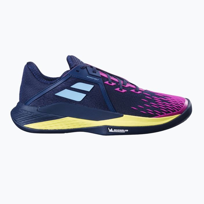 Babolat Propulse Fury 3 Clay dark blue/pink aero men's tennis shoes 9