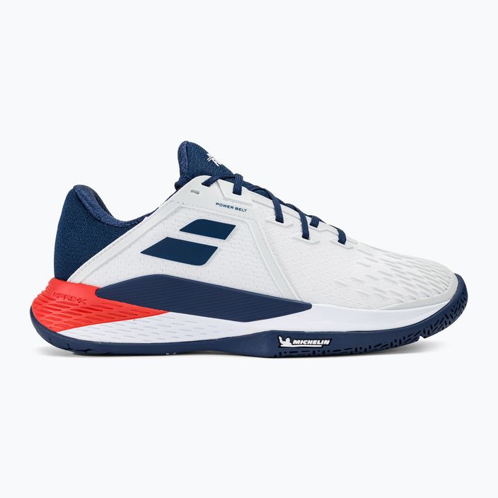Babolat Propulse Fury 3 All Court white/estate blue men's tennis shoes 30S24208 2