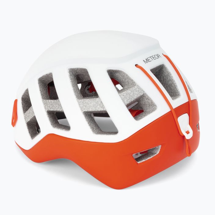 Petzl Meteor climbing helmet white-orange A071AA02 4