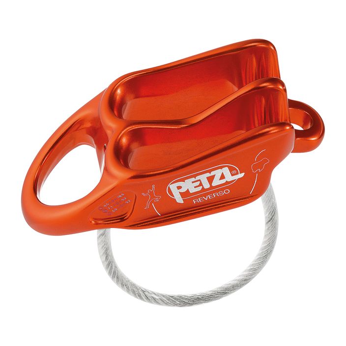 Petzl Reverso red belay device D017AA02 2