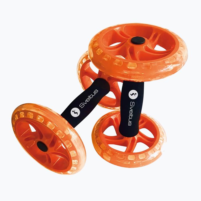 Sveltus Double AB Exercise Wheels (2 pcs.) orange 2607