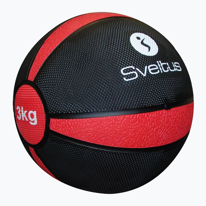 Sveltus Medicine Ball 3 kg black/red