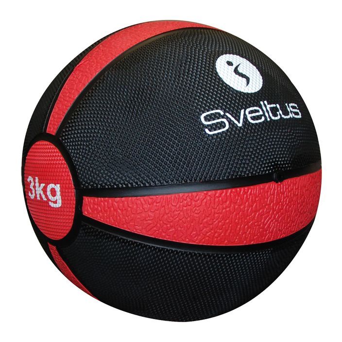 Sveltus Medicine Ball 3 kg black/red 2