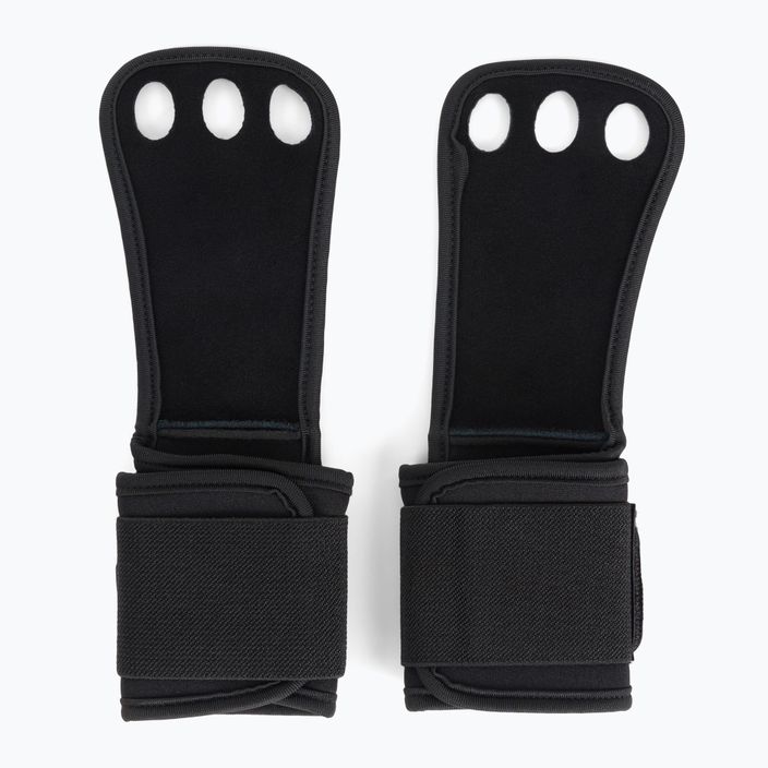 Sveltus Premium Hole Hand Grip gymnastics skins for strength and crossfit training black 5656 2