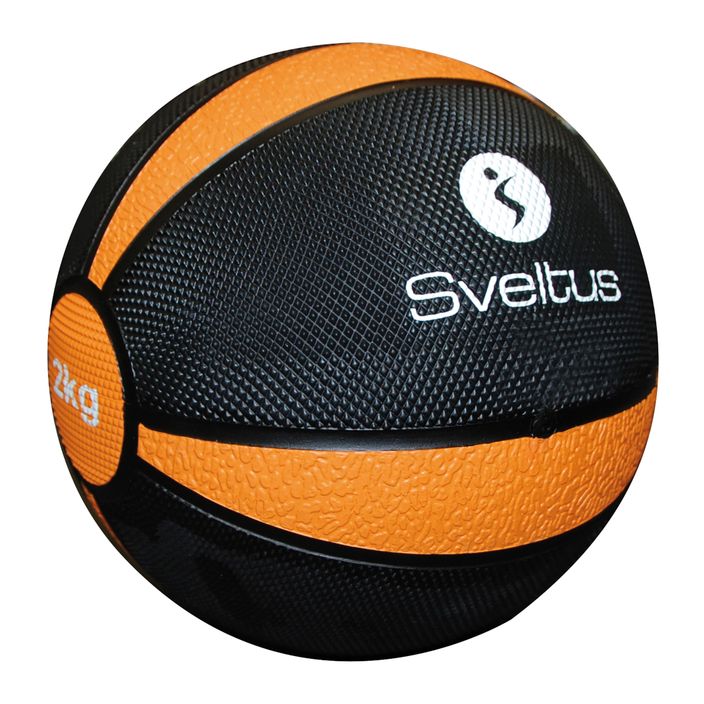 Sveltus Medicine Ball 2 kg black/orange 2