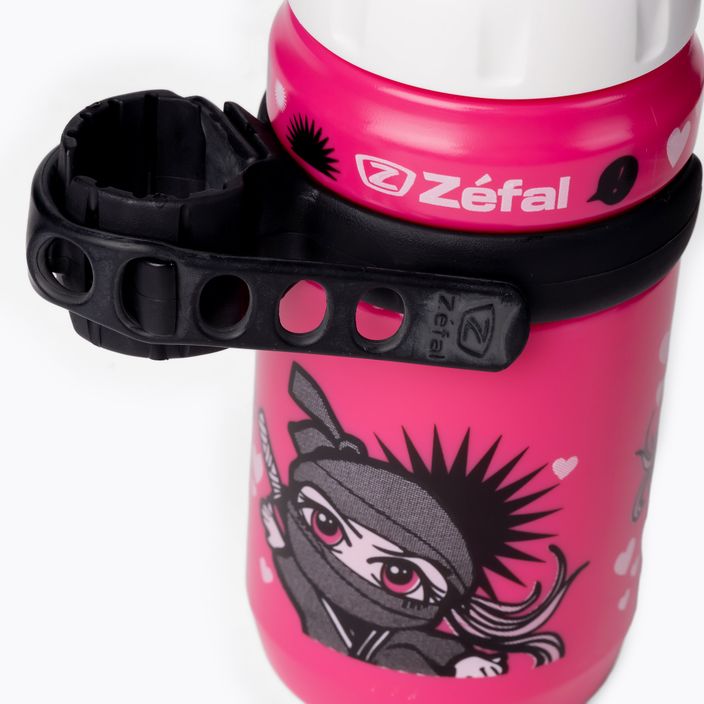 Zefal Set Little Z-Ninja Girl pink ZF-162I children's bicycle bottle with clip attachment 3