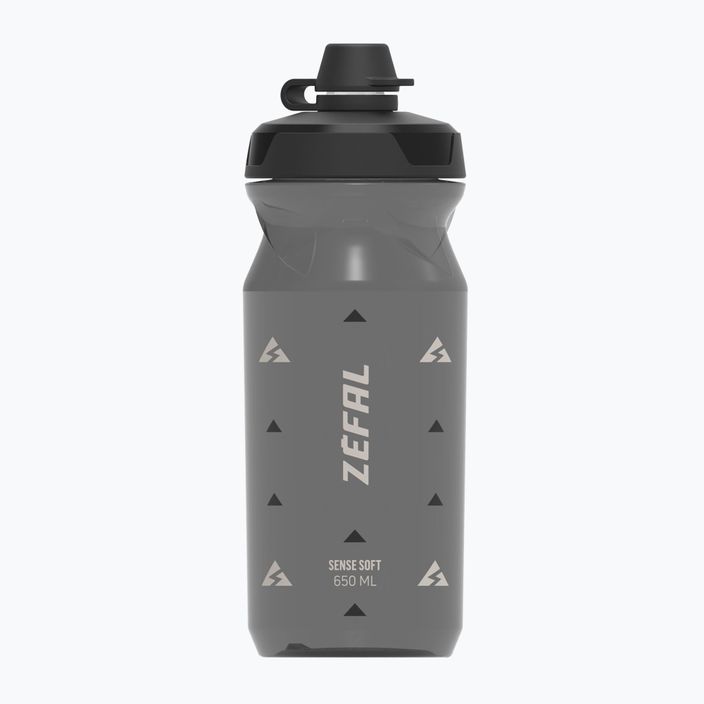 Zefal Sense Soft 65 No-Mud 650ml smoked black bicycle bottle 2