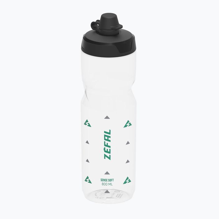 Zefal Sense Soft 80 No-Mud 800 ml translucent bike bottle