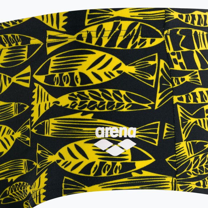 Men's swimming boxers arena Fisk Low Waist Short black and yellow 2A358/53 3