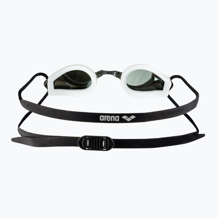Arena Tracks Mirror white/redcopper/black swimming goggles 5
