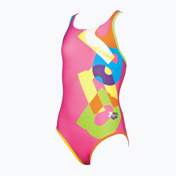 Children's one-piece swimsuit arena Patch One Piece L pink 2A787 6