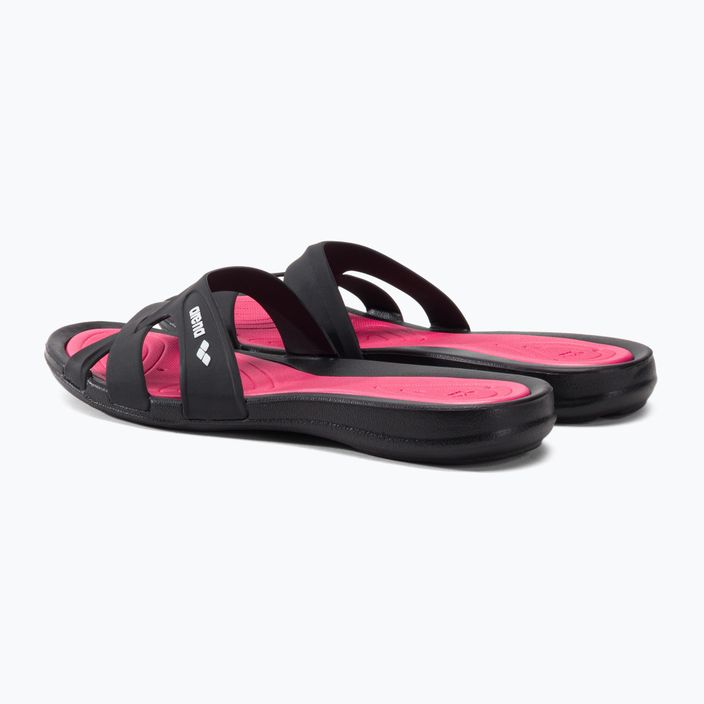Women's arena Athena Hook flip-flops black/pink 80680/509 3