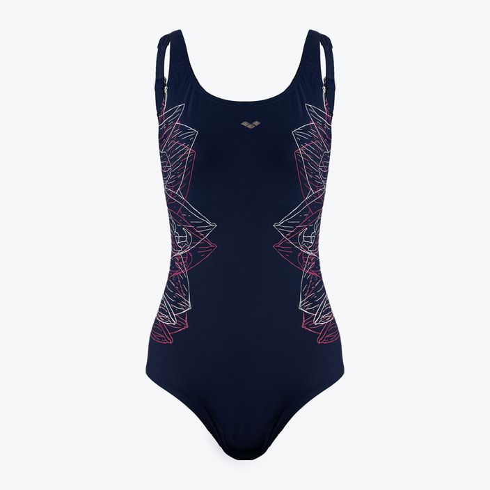 Women's one-piece swimsuit arena Amber Wing Back One Piece navy blue 001260