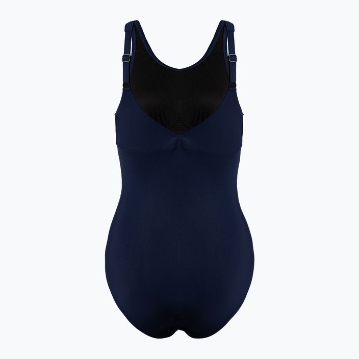 Women's one-piece swimsuit arena Amber Wing Back One Piece navy blue 001260 2