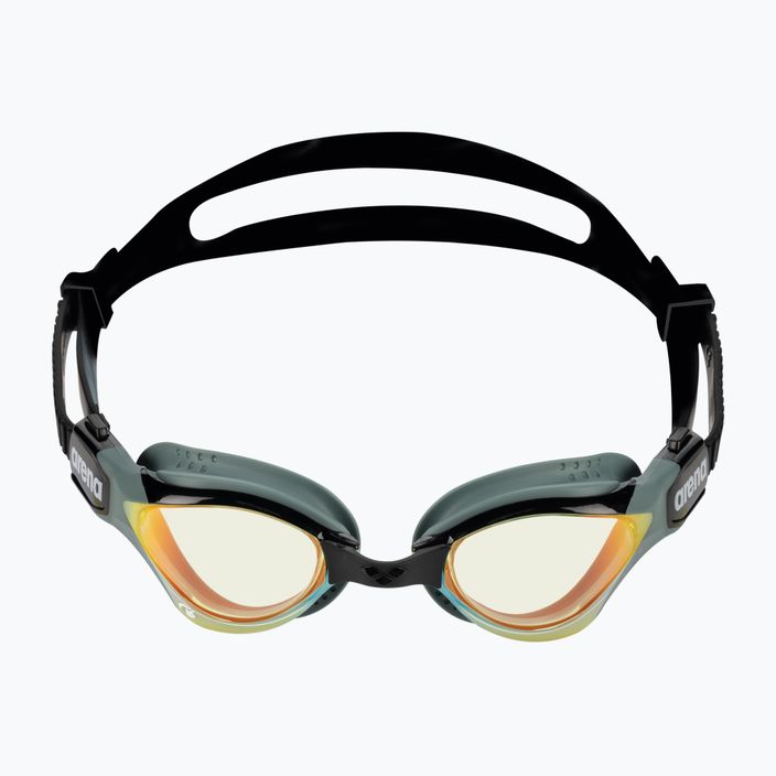 Arena swimming goggles Cobra Tri Swipe Mirror yellow copper/army 002508/360 2