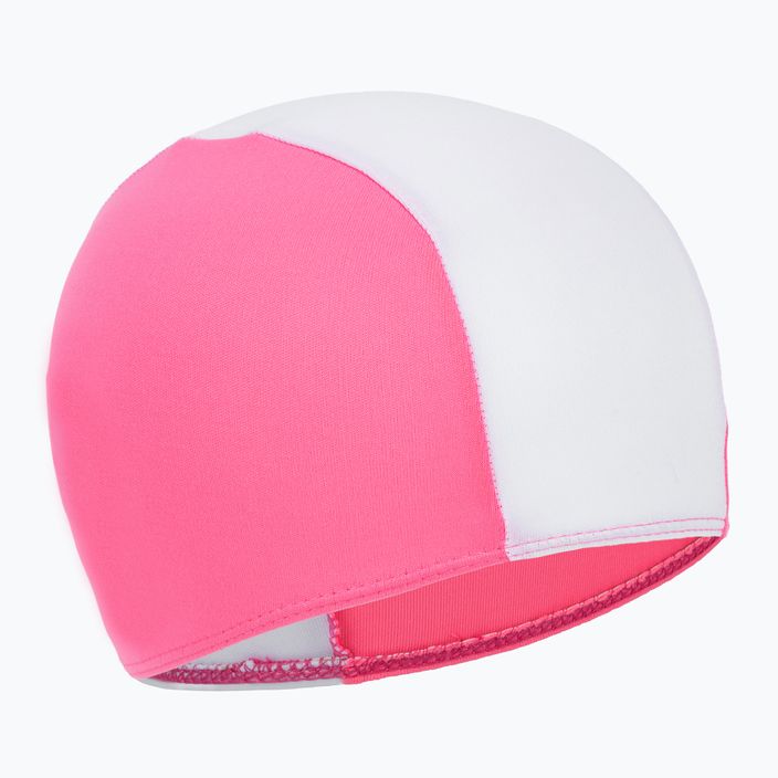 Children's swimming cap arena Polyester II white and pink 002468/910
