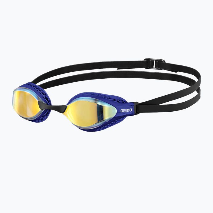 Arena Air-Speed Mirror yellow copper/blue swimming goggles 003151/203 6