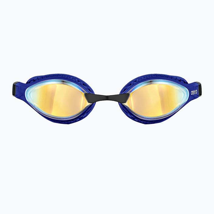 Arena Air-Speed Mirror yellow copper/blue swimming goggles 003151/203 7