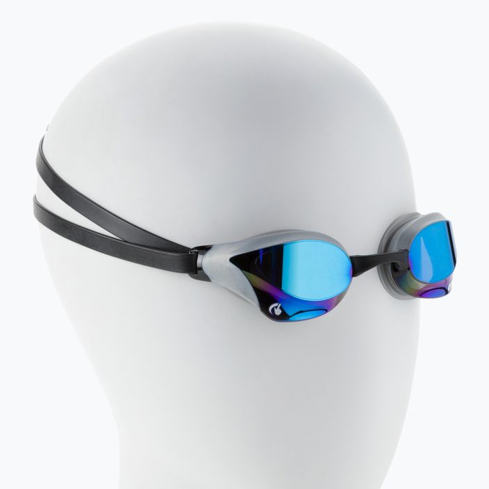 Arena swimming goggles Cobra Core Swipe Mirror blue/silver 003251/600 2