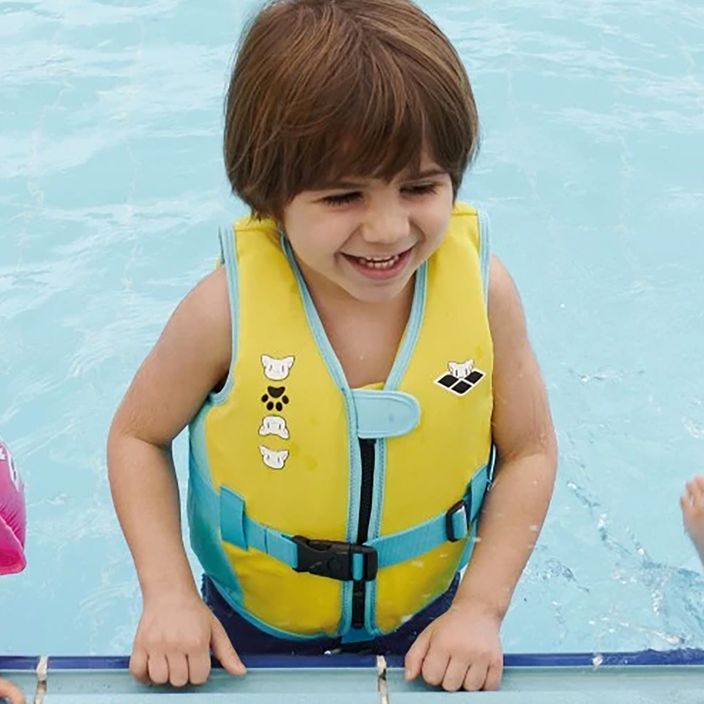 Arena Friends Swim yellow children's buoyancy waistcoat 6