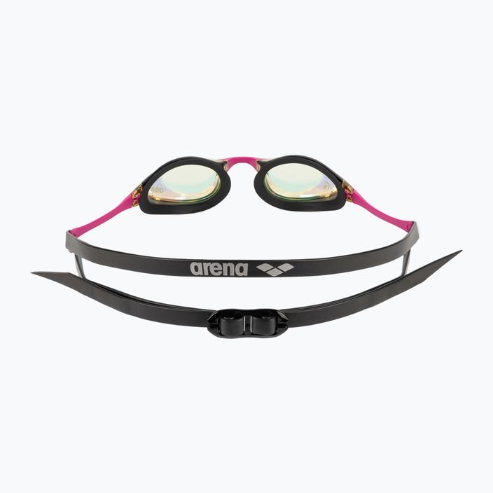 Arena swimming goggles Cobra Swipe Mirror yellow copper/pink 004196/390 5
