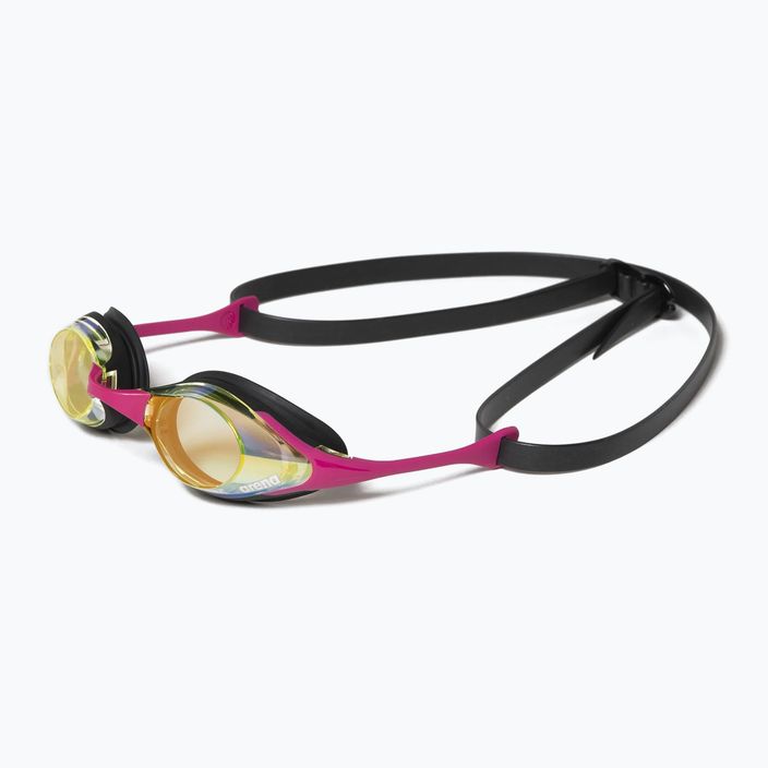 Arena swimming goggles Cobra Swipe Mirror yellow copper/pink 004196/390 6