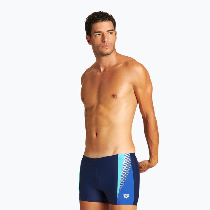 Men's arena swim boxers Threefold Short navy blue 004193/781 6