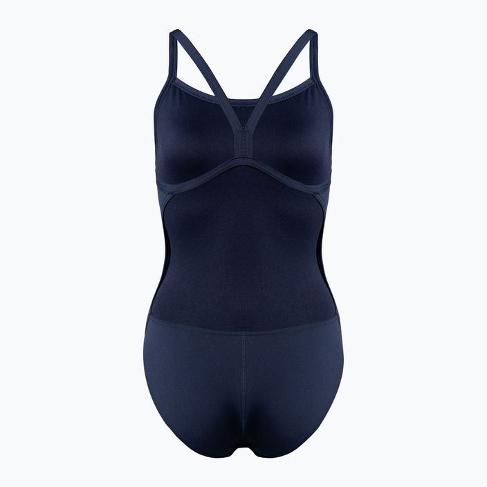 Women's one-piece swimsuit arena Team Challenge Solid navy blue 004766/750 2