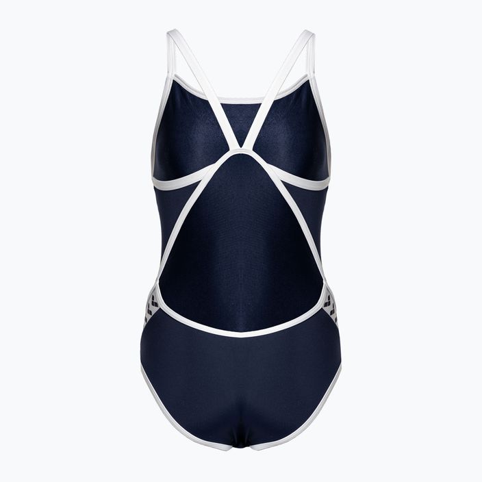 Women's one-piece swimsuit arena Icons Super Fly Back Solid navy blue 005036 2