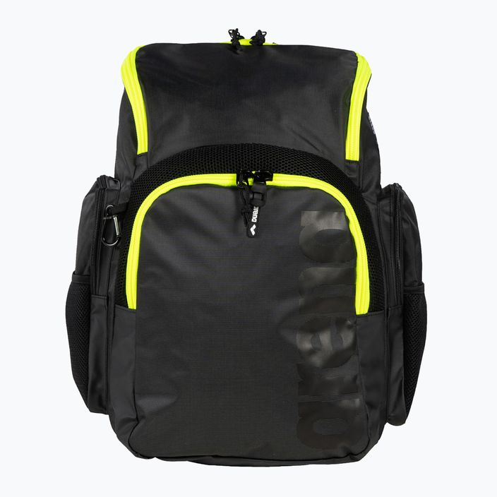 Arena Spiky III 35 l dark smoke/neon yellow swimming backpack