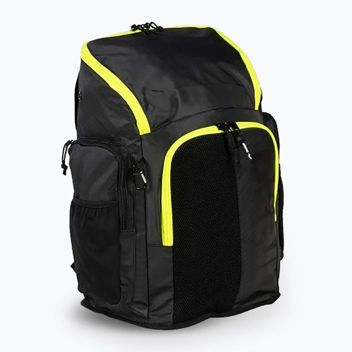 Arena Spiky III backpack 45 l dark smoke/neon yellow 4