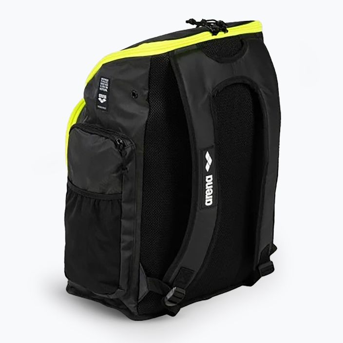 Arena Spiky III backpack 45 l dark smoke/neon yellow 5